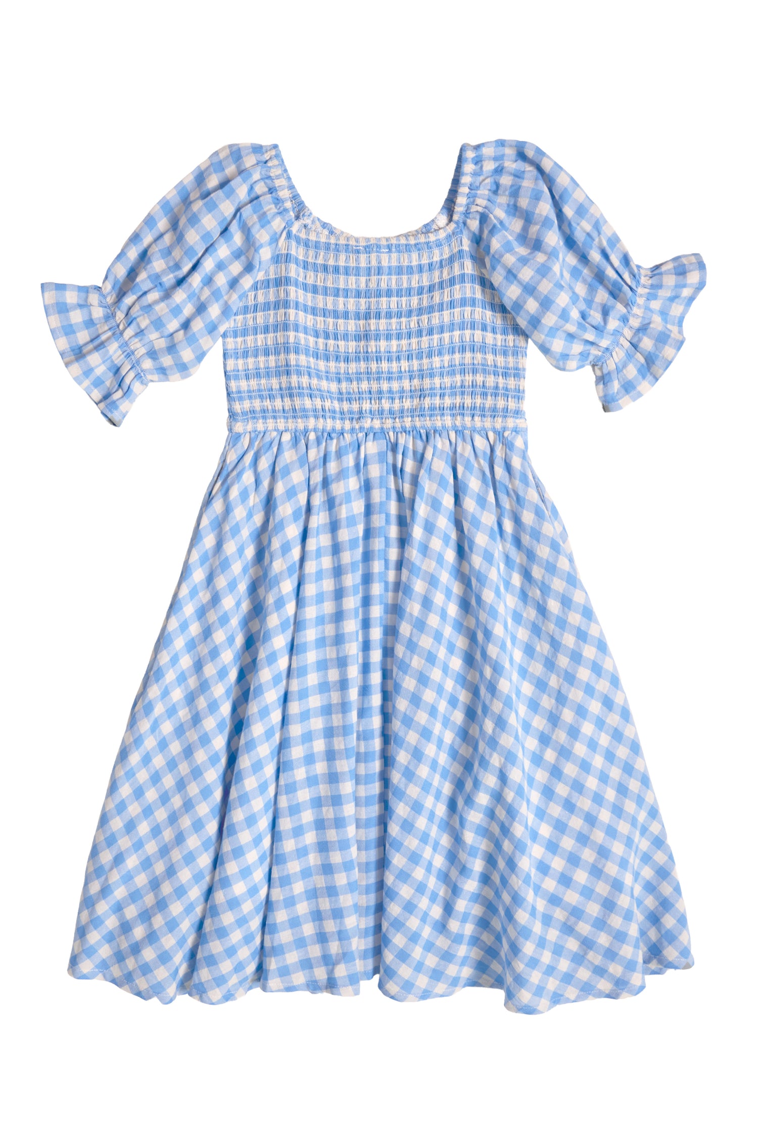 Mini Teagan Dress in Blue Gingham – Ivy City Co