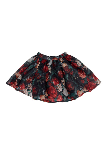 Floral skirt on a white background