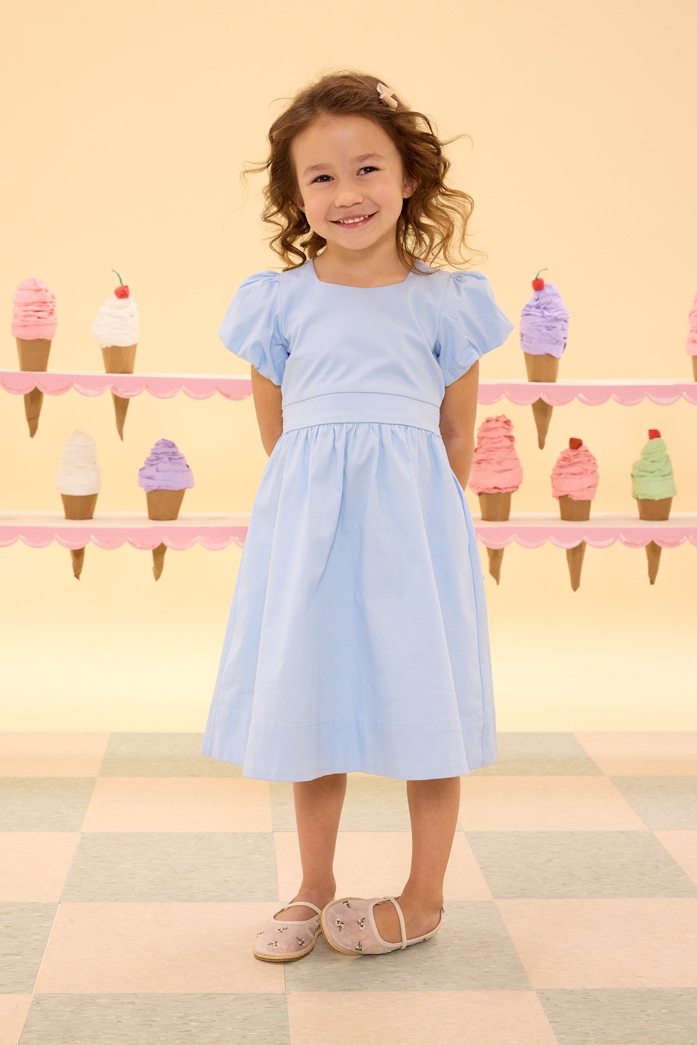 Mini Zella Dress in Sky Blue – Ivy City Co