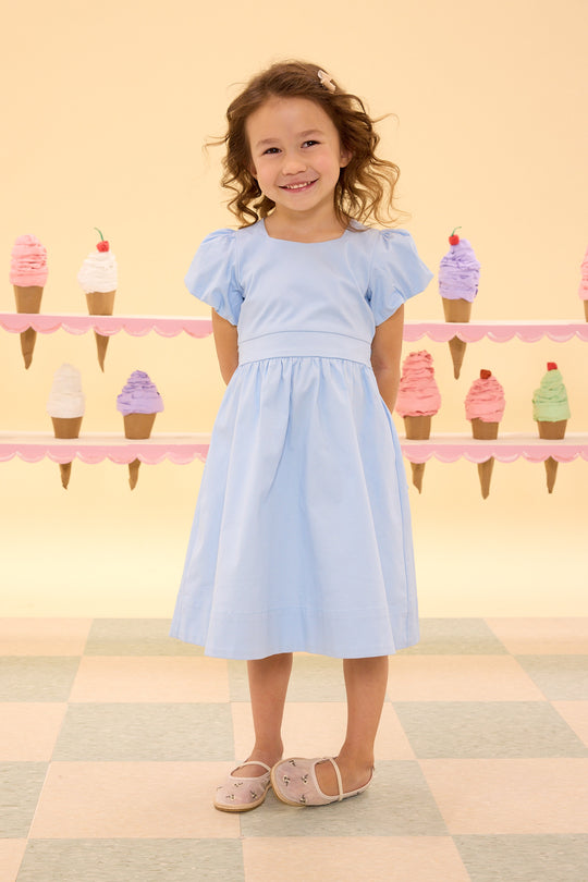 Mini Zella Dress in Sky Blue 9/10 Mini Zella Dress in Sky Blue 9/10
