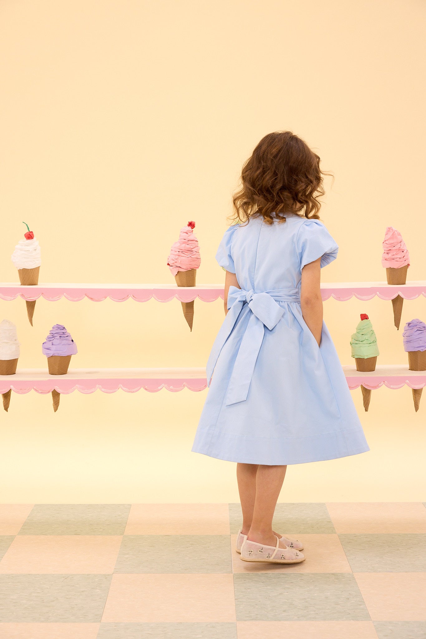 Mini Zella Dress in Sky Blue – Ivy City Co