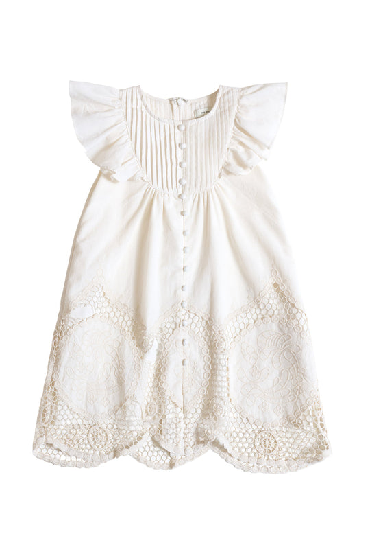 Mini Abigail Dress in Antique Ivory-8