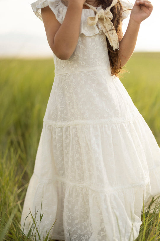 Mini Alaina Dress in Ivory-2