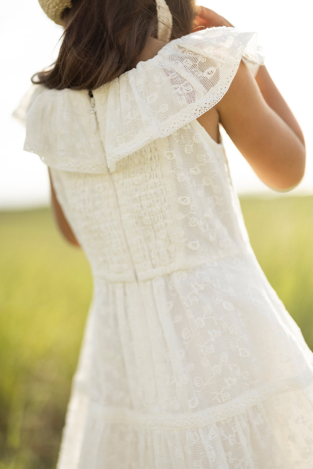 Mini Alaina Dress in Ivory-3