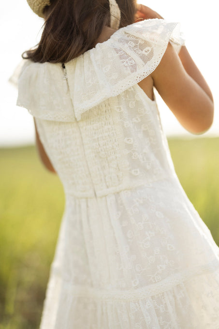 Mini Alaina Dress in Ivory-3