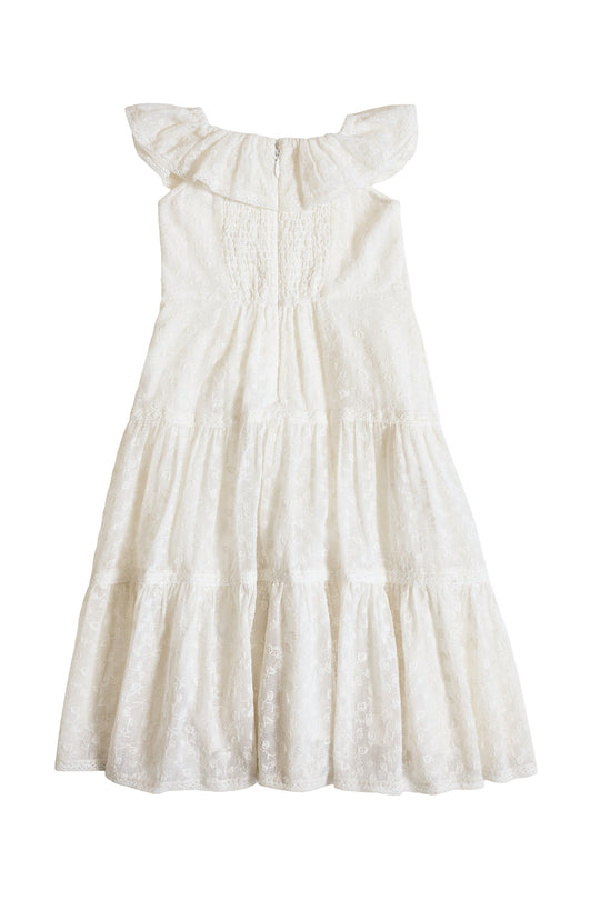 Mini Alaina Dress in Ivory-9