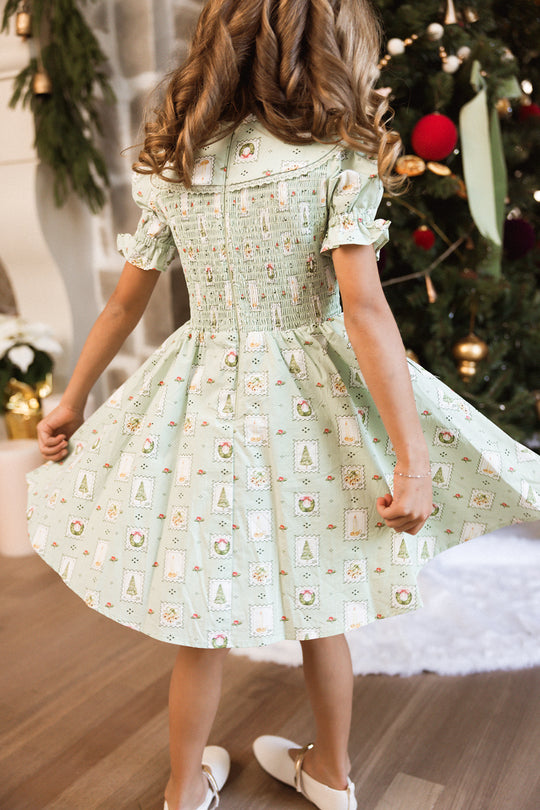 Mini Alice Dress in Merry Mail