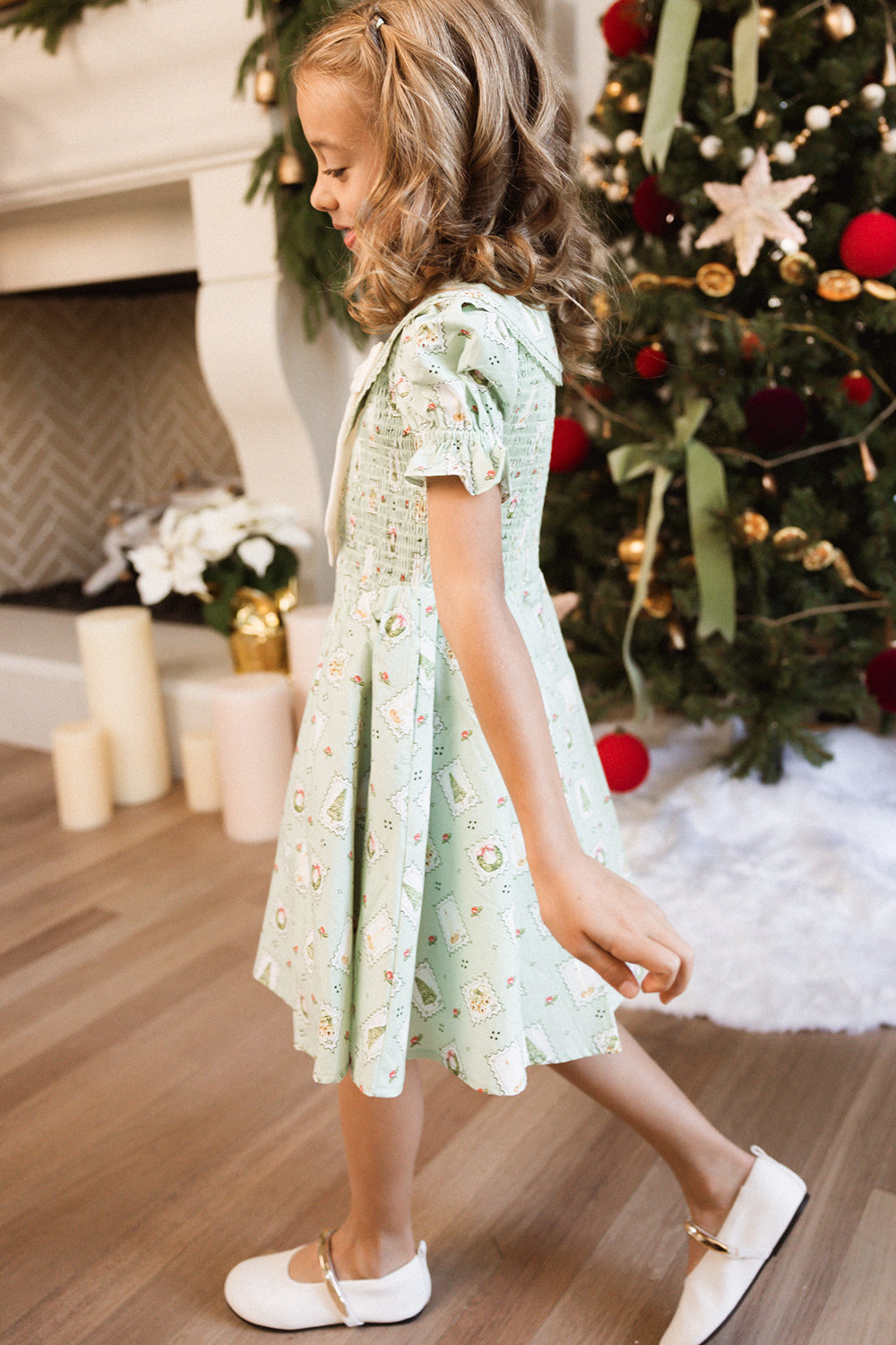 Mini Alice Dress in Merry Mail