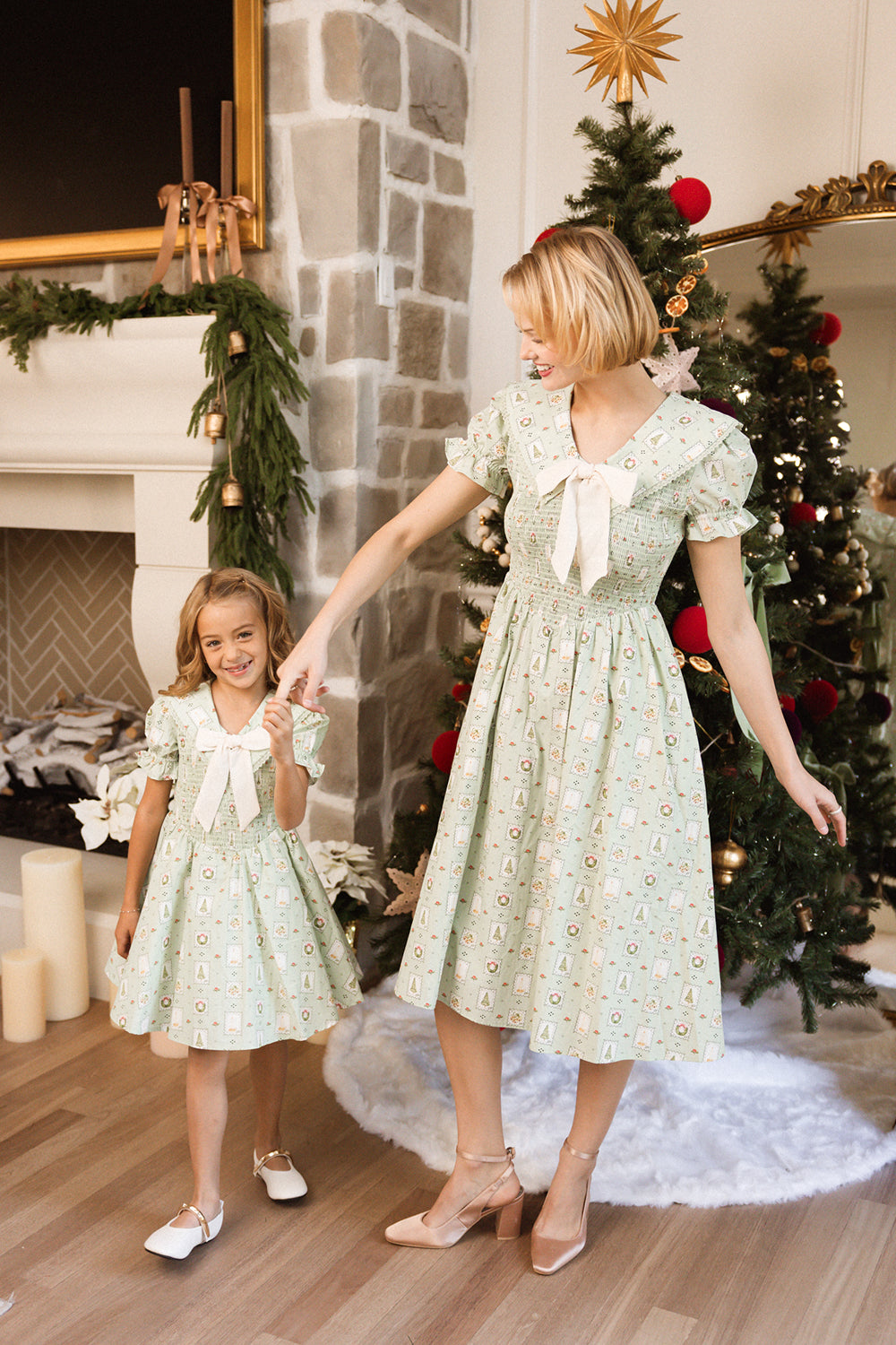 Mini Alice Dress in Merry Mail
