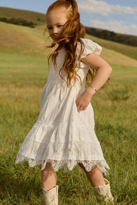 Mini Annalise Dress in Reverie Dobby-2
