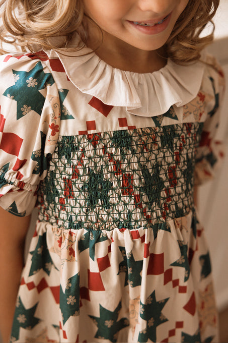 Mini Aurelie Dress in Louisa May Quilt