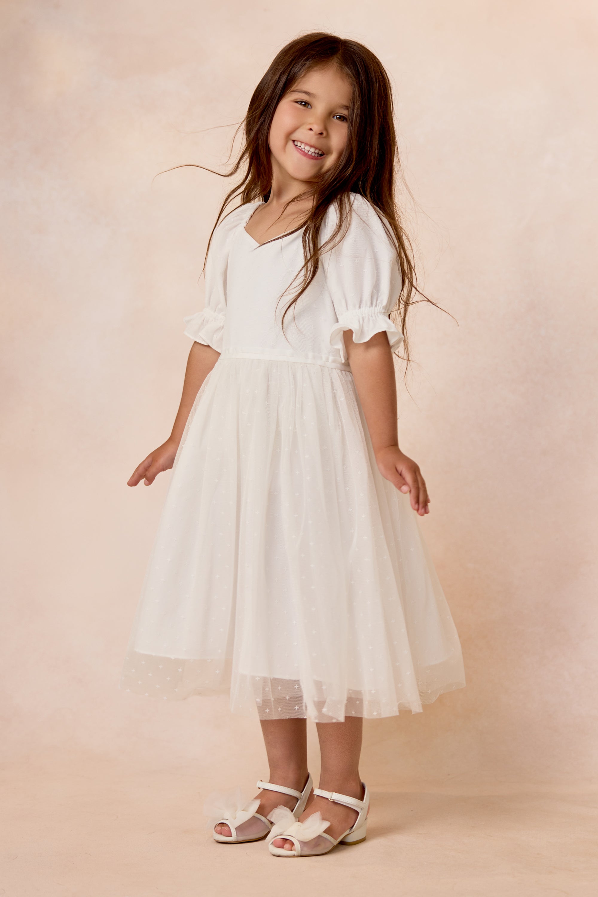 Mini Ballerina Dress in White