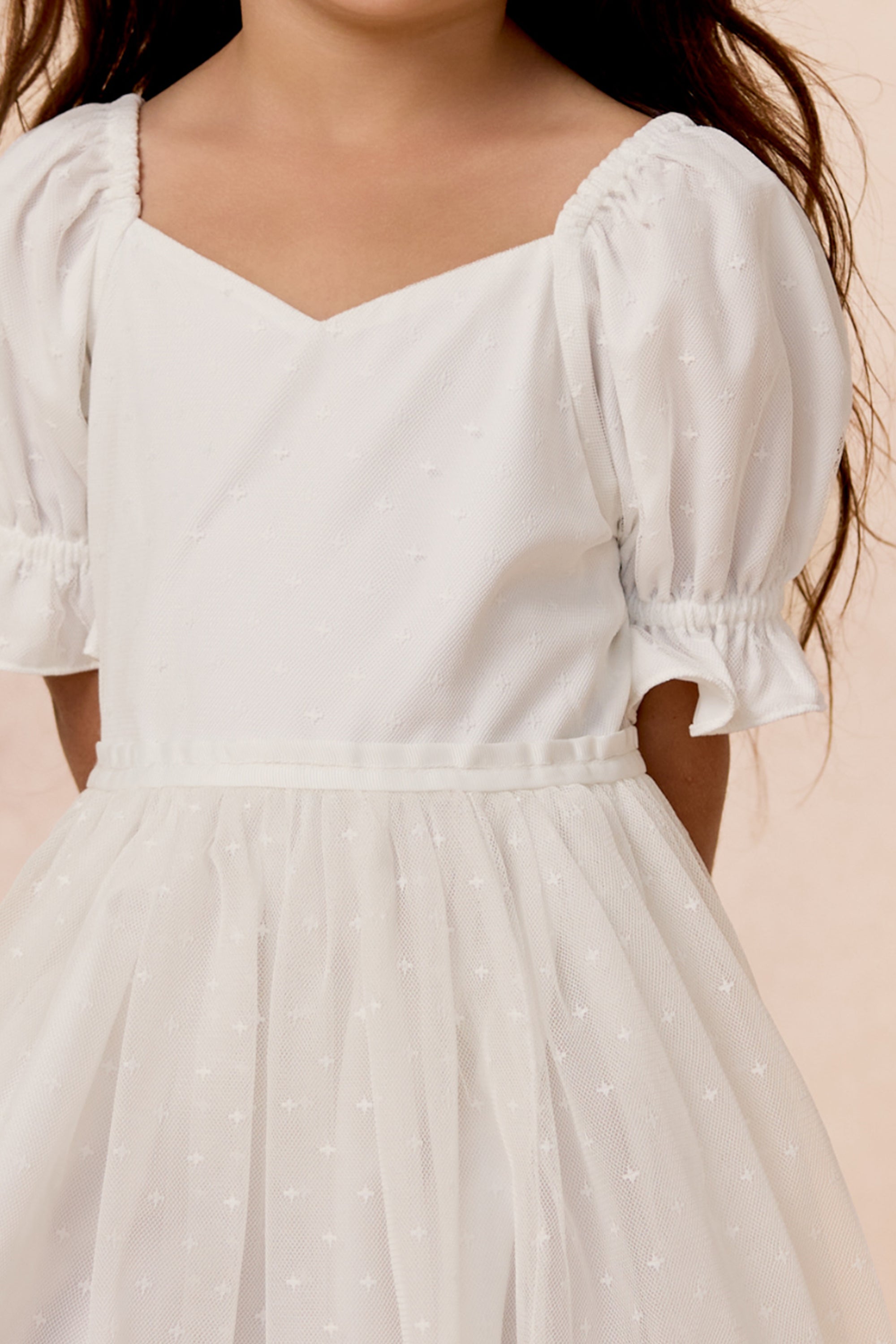Mini Ballerina Dress in White