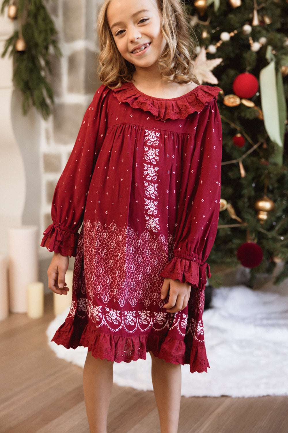 Mini Bellissima Dress in Beth Needlepoint