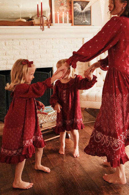 Mini Bellissima Dress in Beth Needlepoint