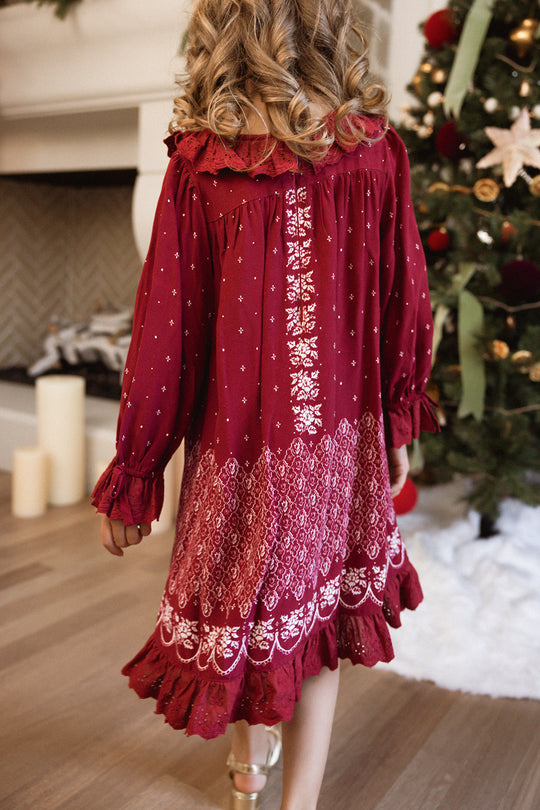 Mini Bellissima Dress in Beth Needlepoint