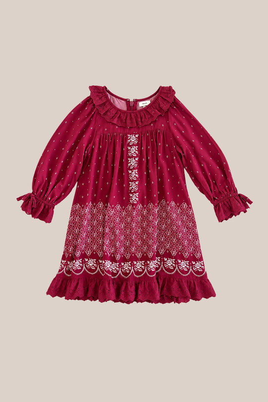 Mini Bellissima Dress in Beth Needlepoint