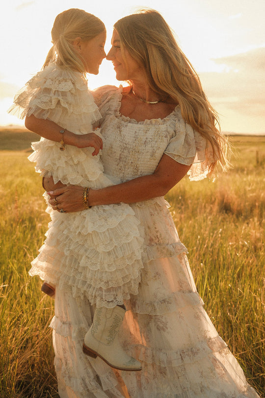 Mini Cindy Dress in White-7