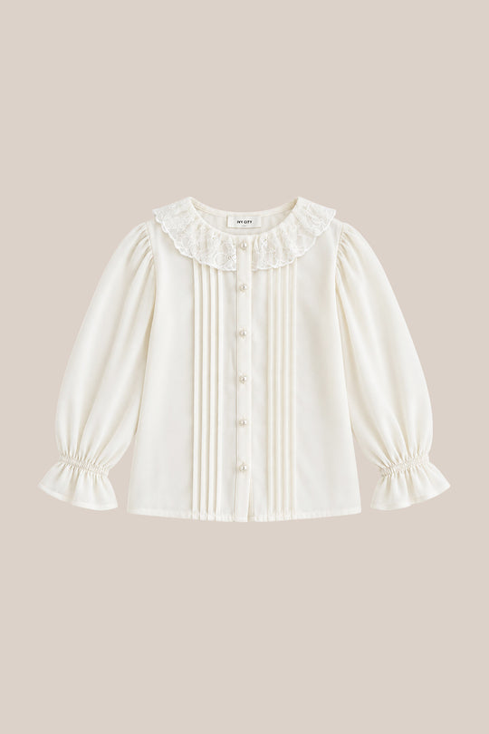 Mini Constance Blouse in Ivory