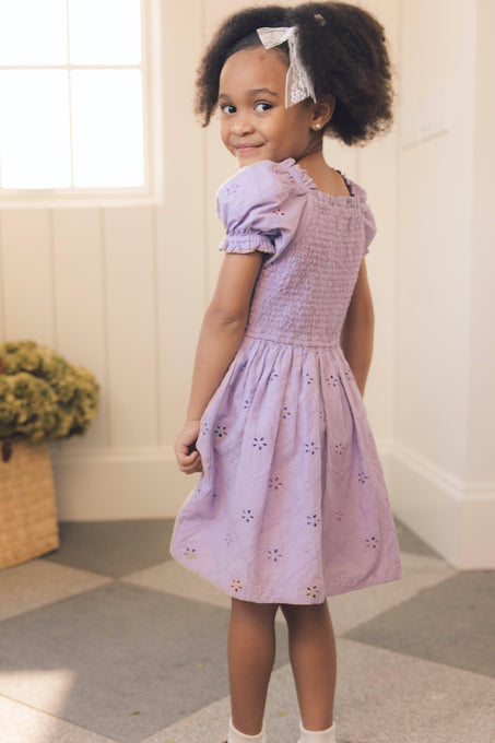 Mini Emmi Dress in Lilac