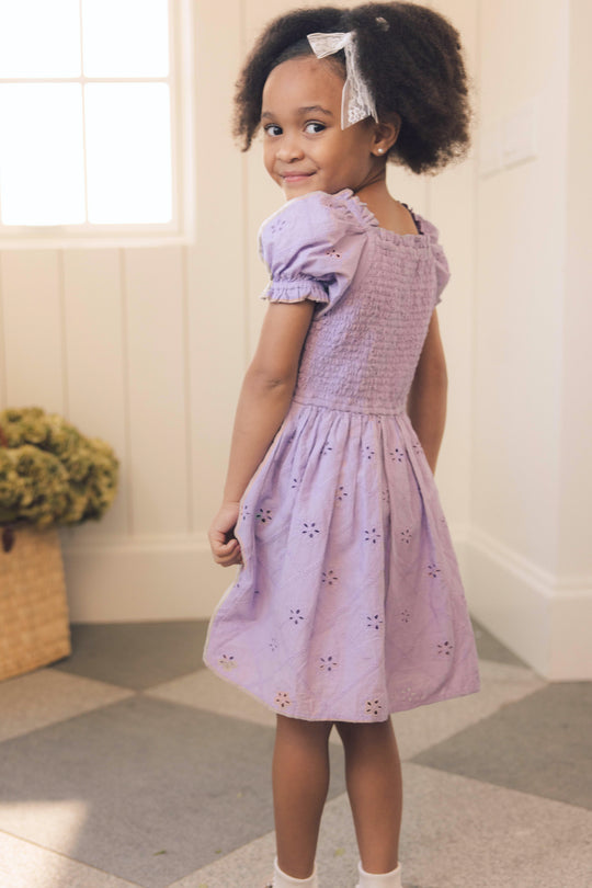 Mini Emmi Dress in Lilac