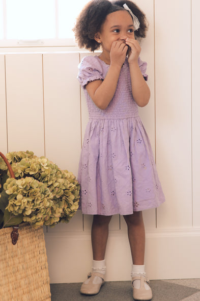 Mini Emmi Dress in Lilac