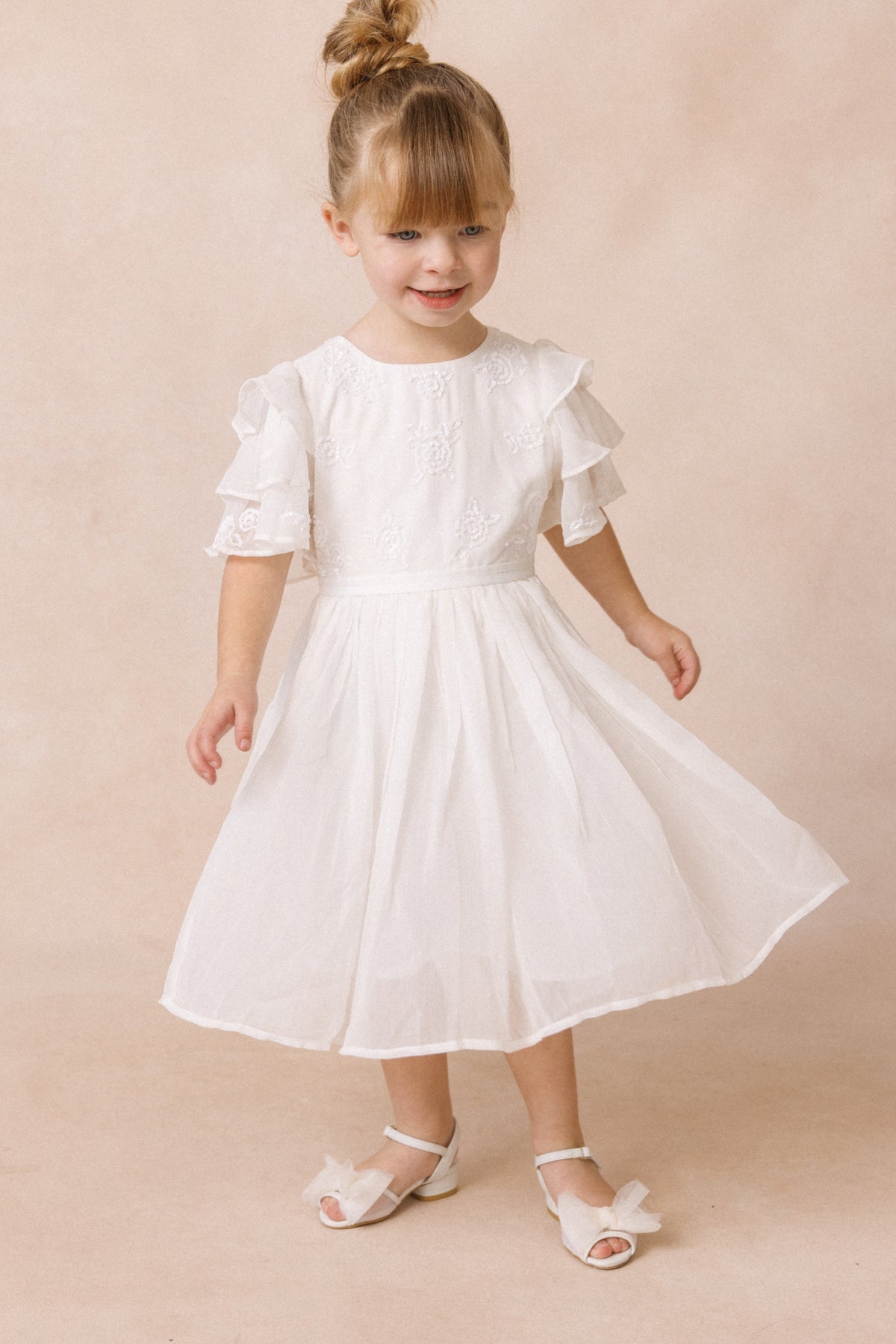 Mini Gianna Dress in White