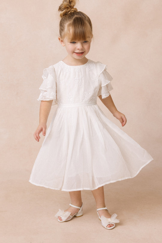 Mini Gianna Dress in White