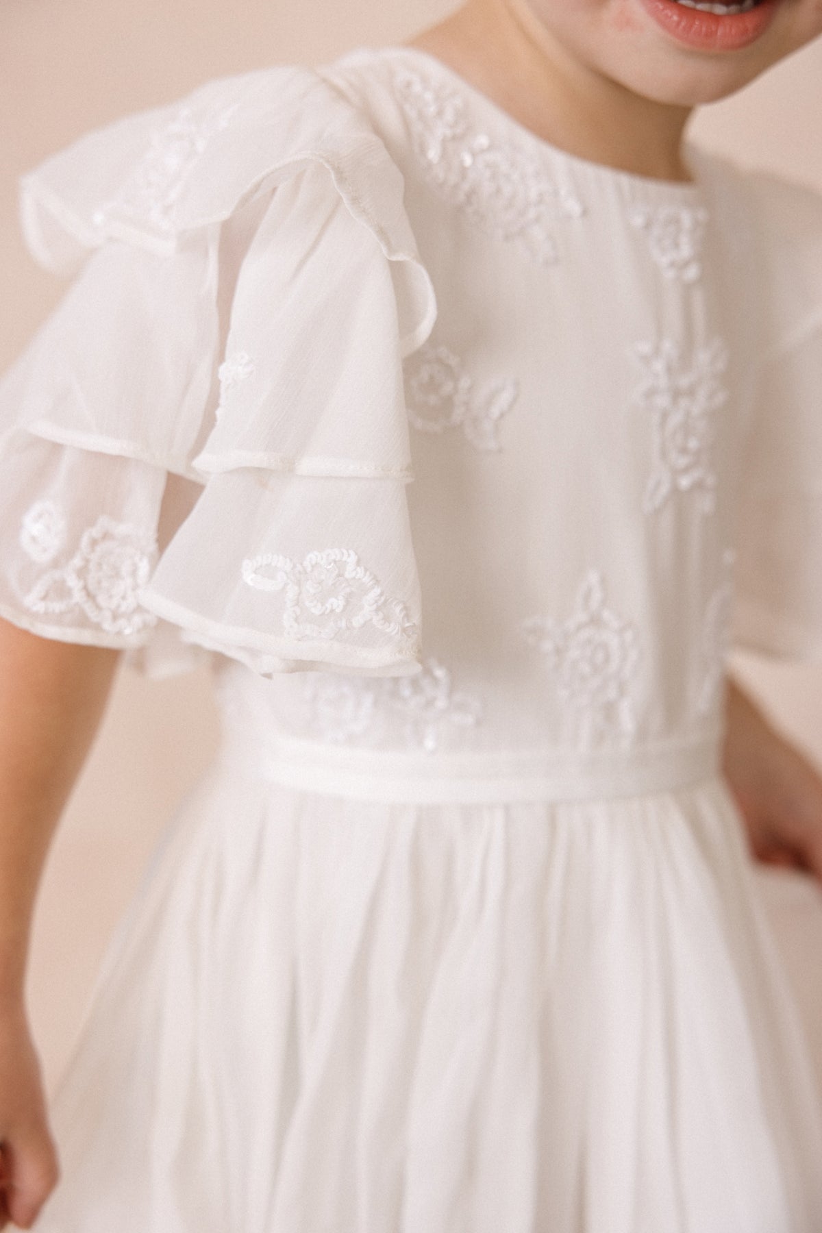 Mini Gianna Dress in White