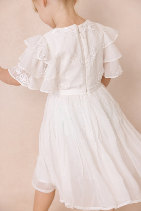 Mini Gianna Dress in White