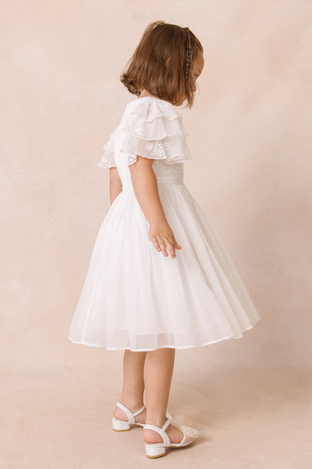 Mini Gianna Dress in White
