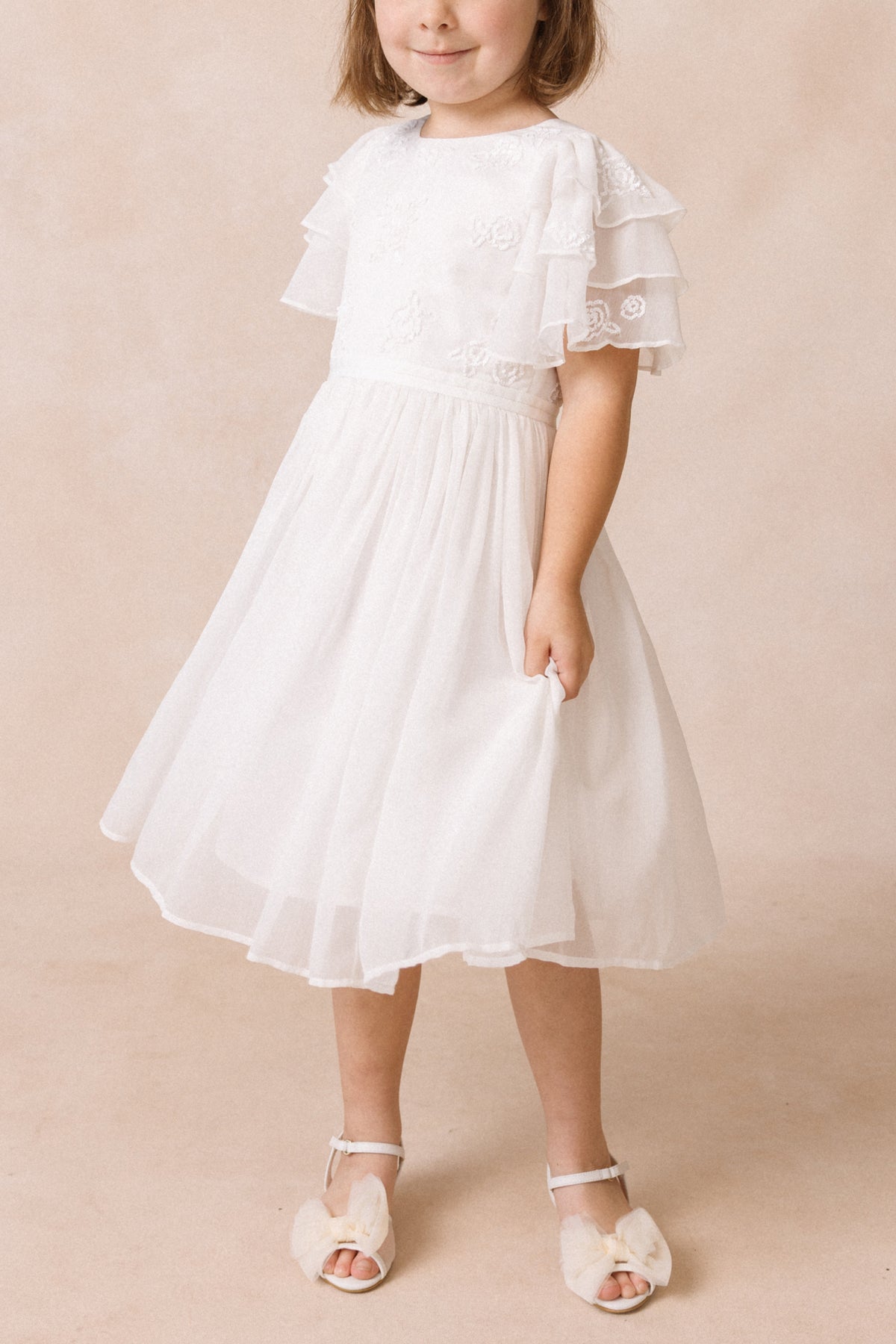 Mini Gianna Dress in White