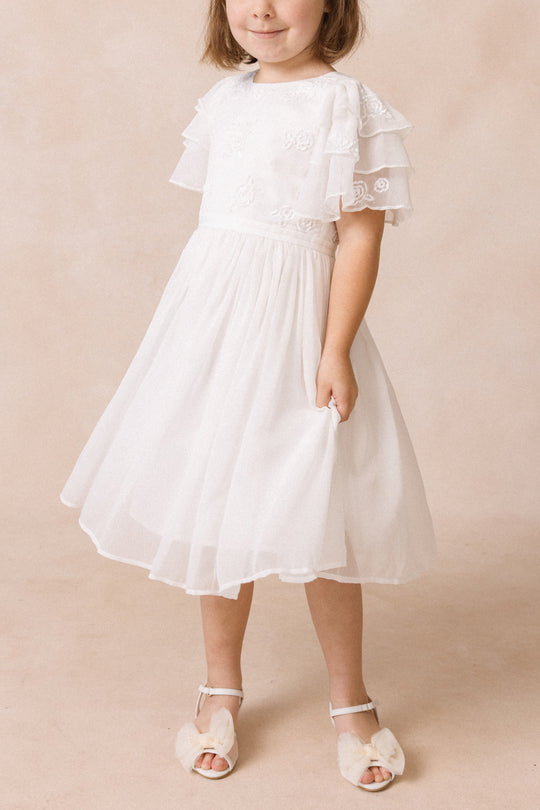 Mini Gianna Dress in White