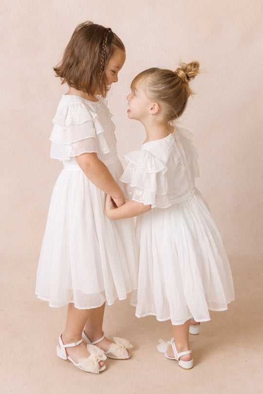Mini Gianna Dress in White
