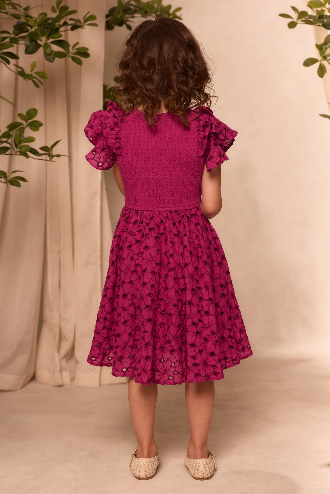 Mini Hattie Dress in Magenta 9/10 Mini Hattie Dress in Magenta 9/10