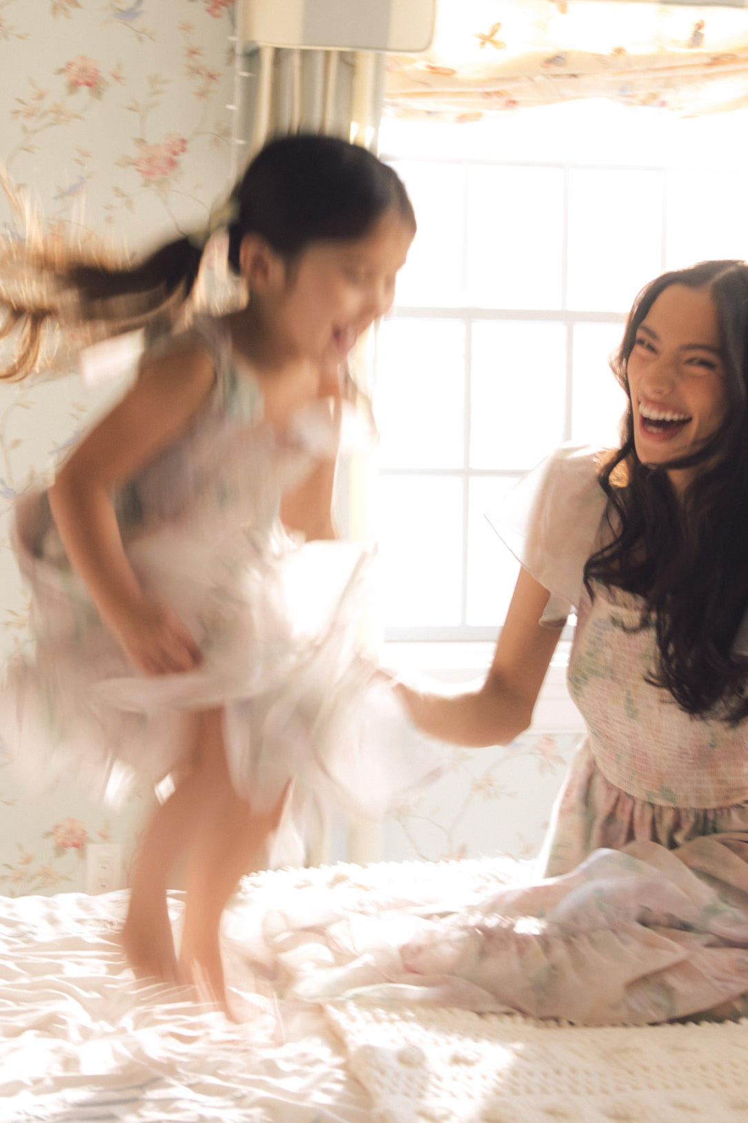 Mini Rhiannon Dress in Painted Bloom