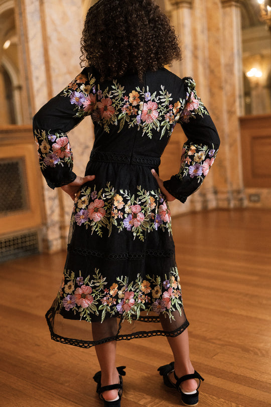Mini Sicily Dress in Moody Vivid Floral