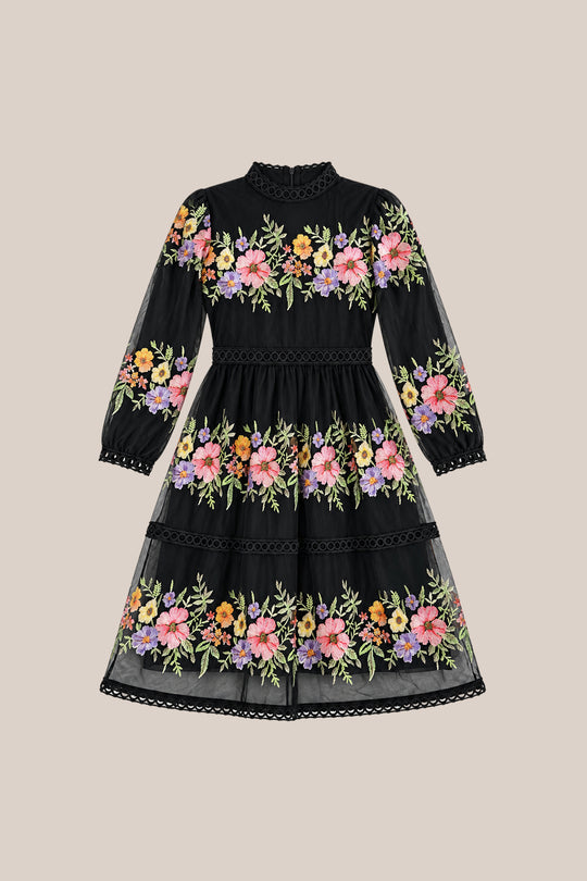 Mini Sicily Dress in Moody Vivid Floral