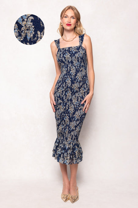 Mira Dress in Gilded Vine
