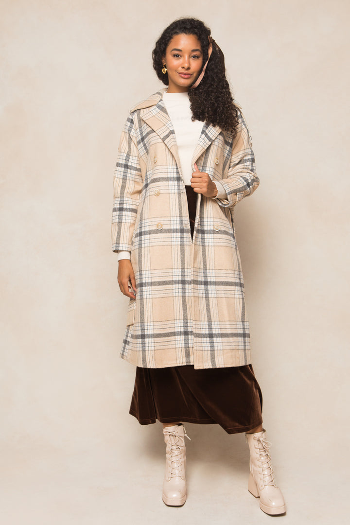 Molly Coat in Plaid