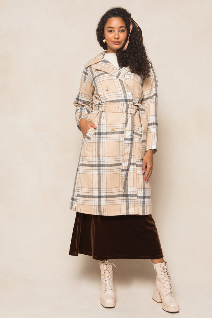 Molly Coat in Plaid