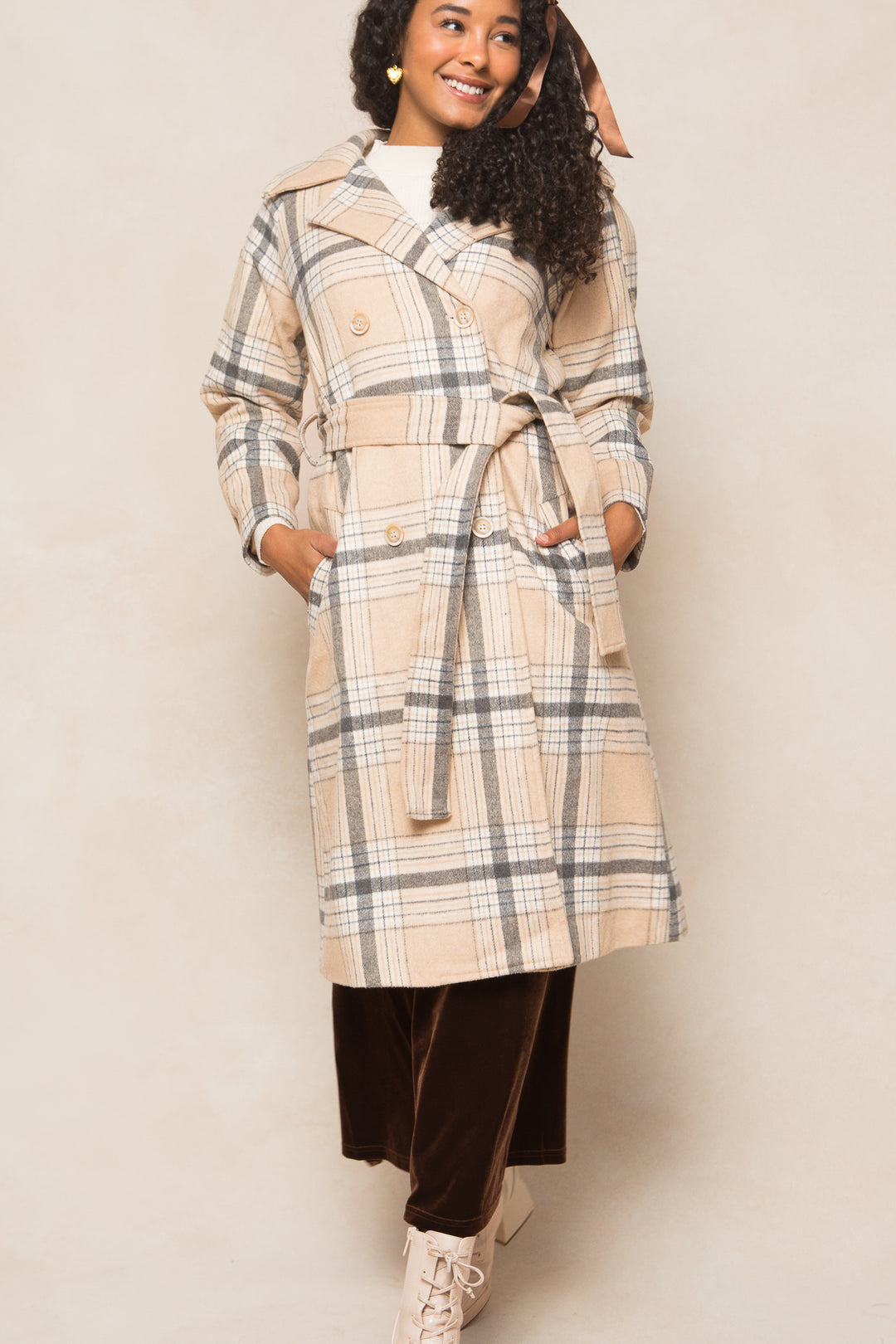 Molly Coat in Plaid