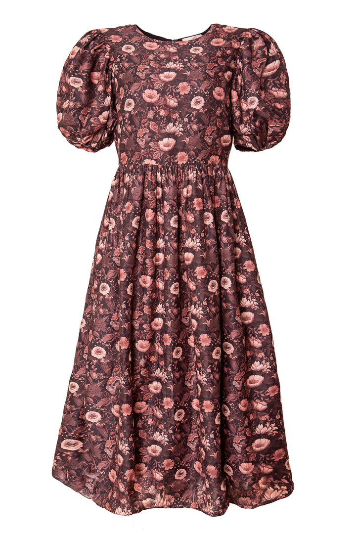 Odette Dress in Moody Floral - FINAL SALE