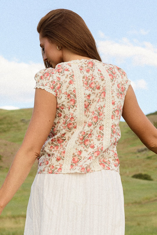 Palermo Top in Ivory Heritage Rose-4