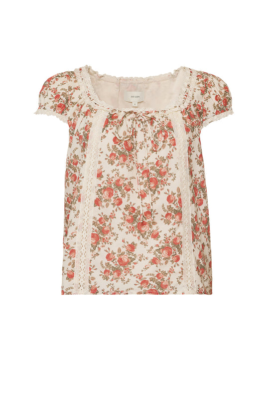 Palermo Top in Ivory Heritage Rose-7