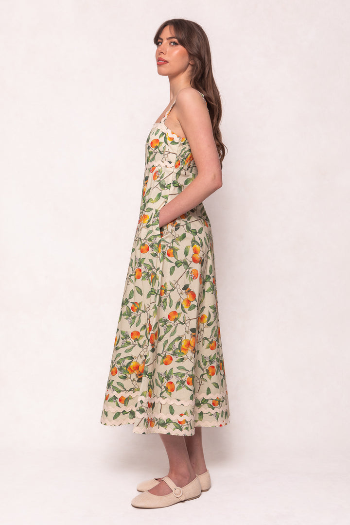 Palmer Dress in Peach Blossom