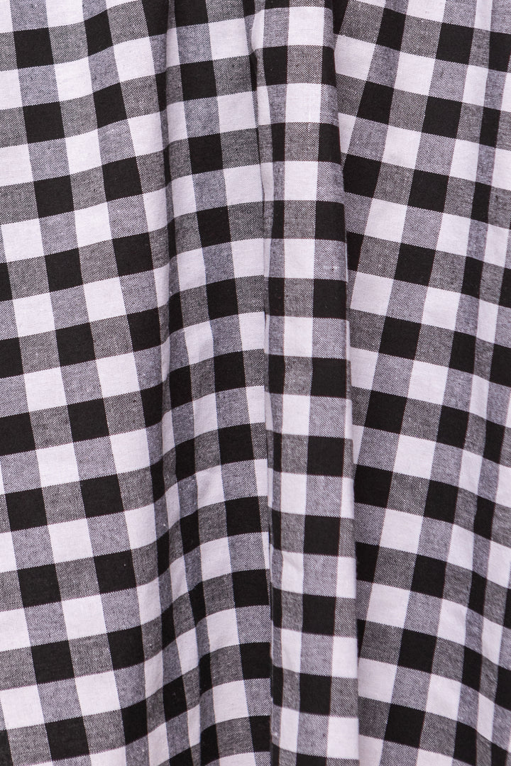 Patty Dress in Black Gingham