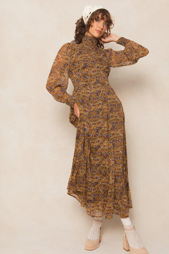 Payton Dress in Paisley
