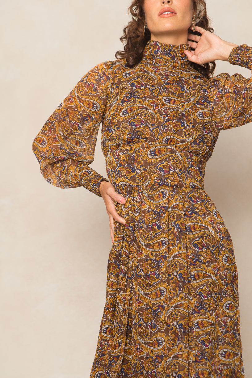 Payton Dress in Paisley