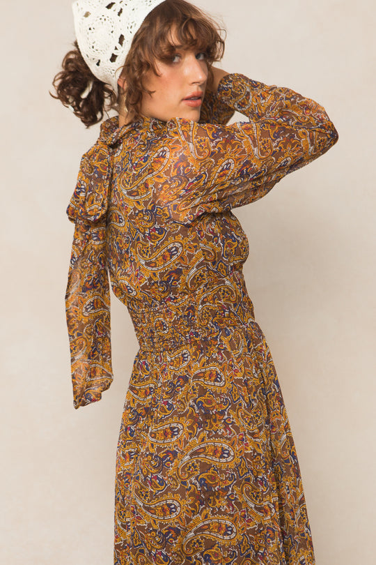 Payton Dress in Paisley